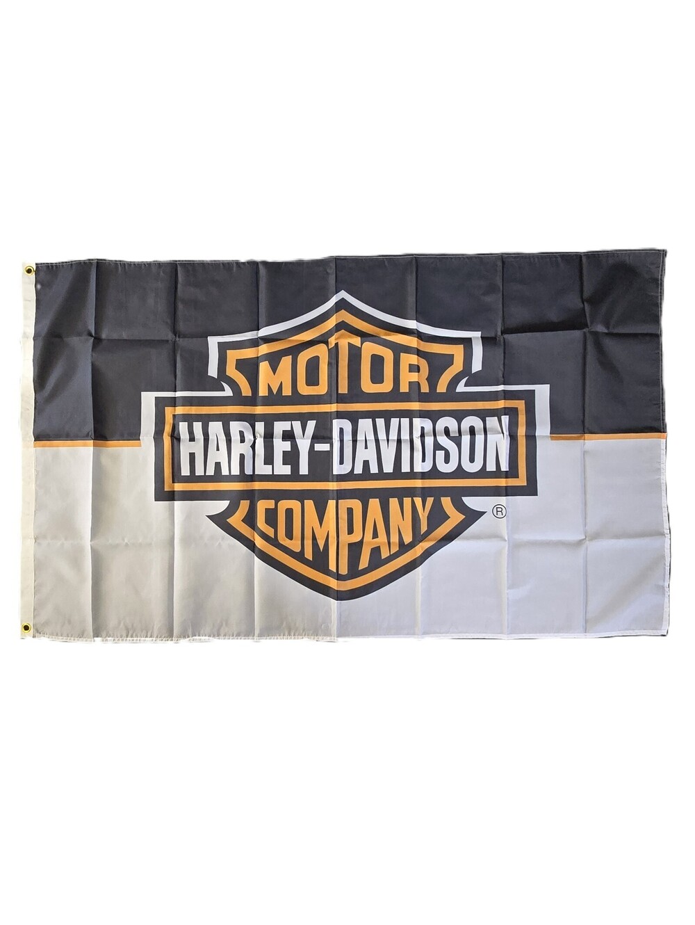 Harley-Davidson Motor Company Bar Shield 3x5 Flag Banner Motorcycle Garage
